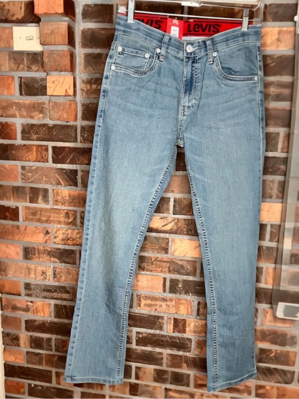 2 Pair Levis Boys Youth Jeans 511 Slim Flex Stretch Denim Blue Jeans 16 -28 x 30